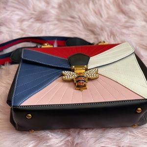 Multicolor Faux Leather Bag